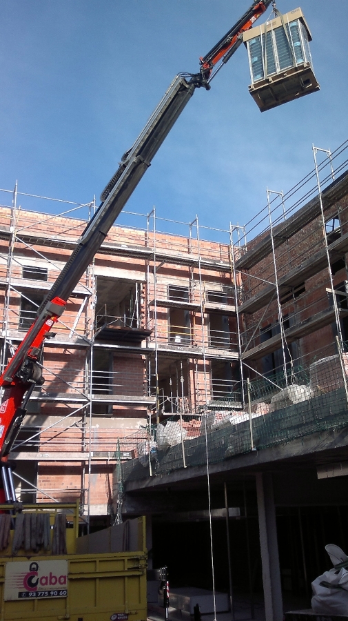 Instalación en edificios de nueva construcción