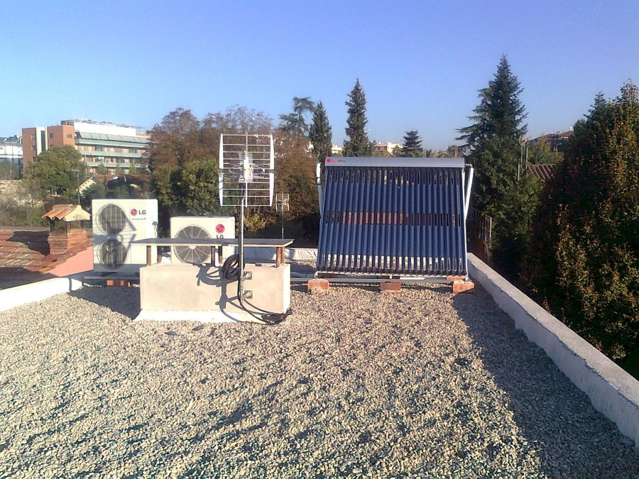 INSTALACION EN TERRAZA PLANA