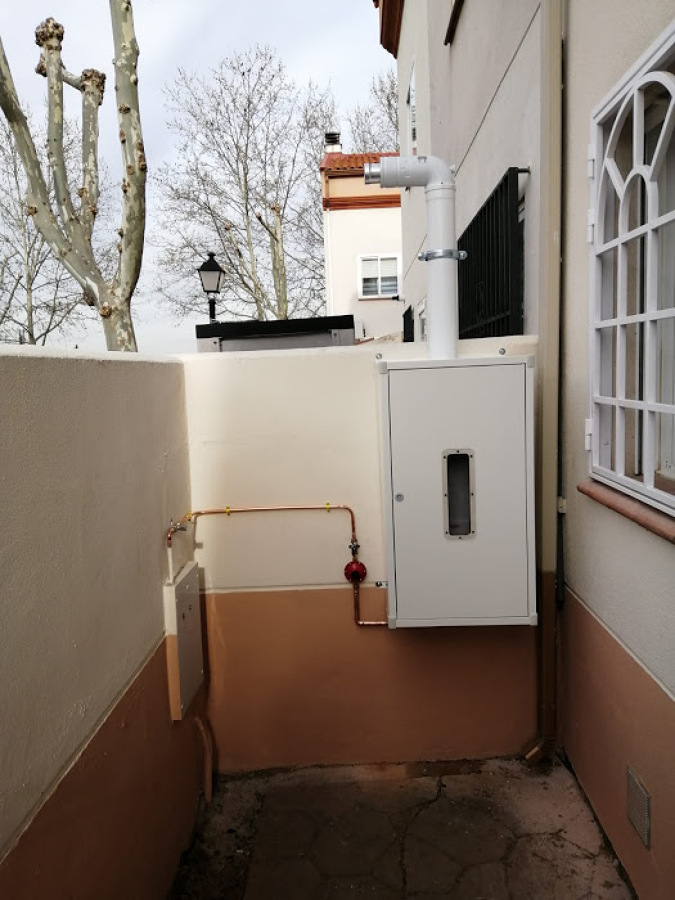 Instalacion de calentador a gas