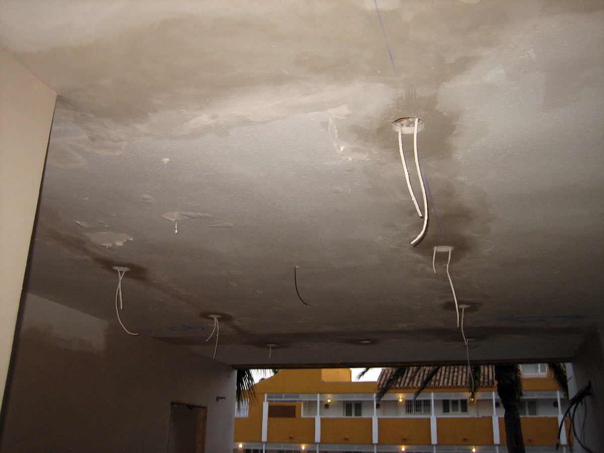 Instalación focos al techo