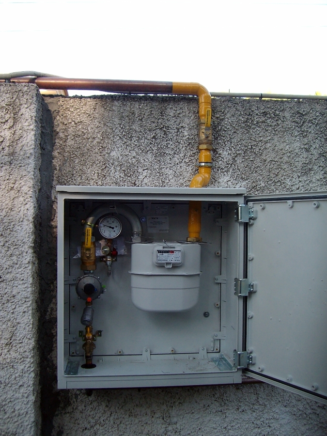 Instalación gas natural