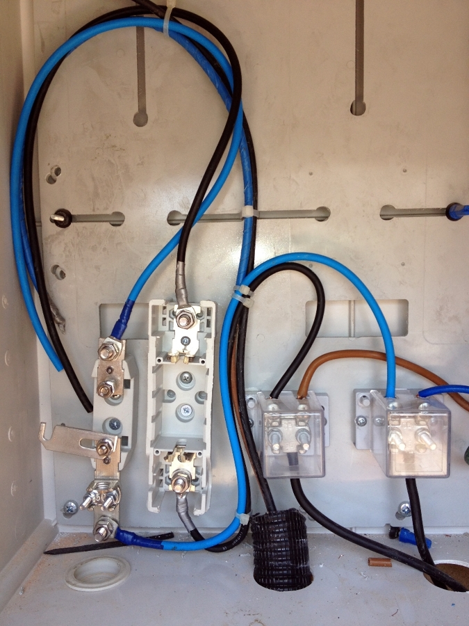 Instalacion para de modulo contador