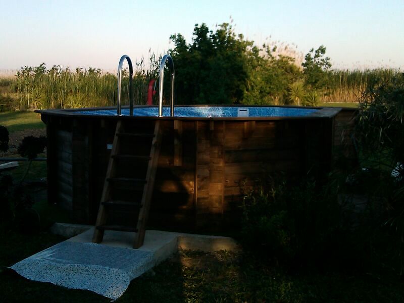 instalacion piscina madera