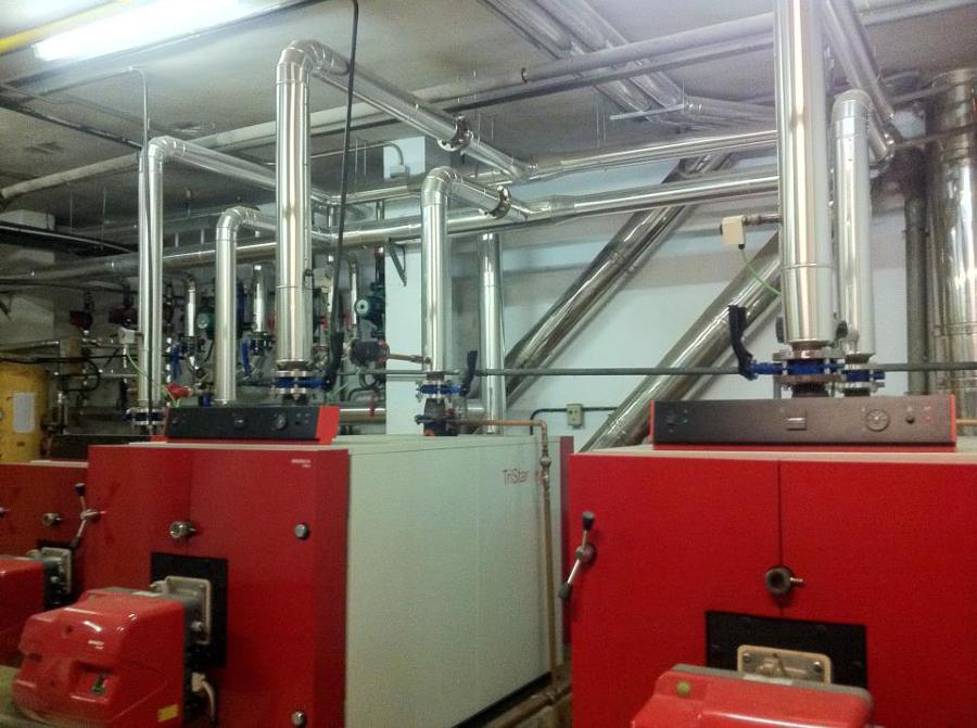 Instalacion sala calderas residencia San Candido