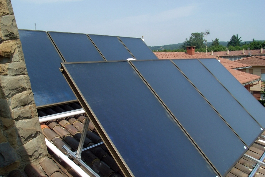 Instalación solar térmica
