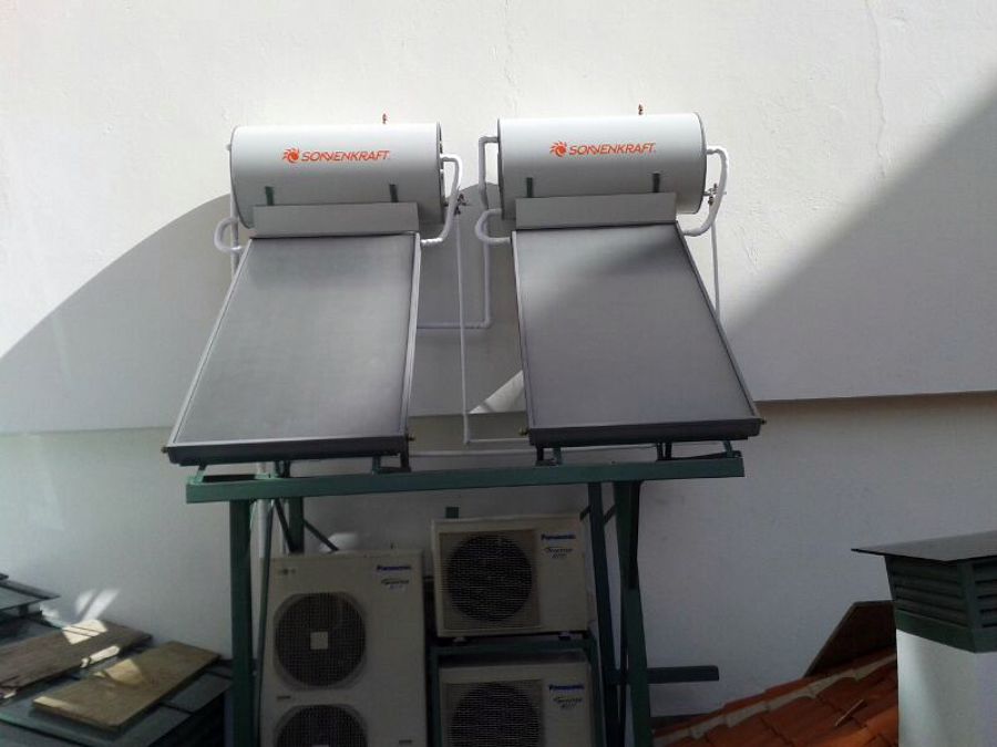 INSTALACIÓN TERMICA EN PARALELO DE 400L