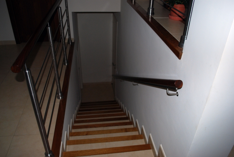 interior de la casa de obra vista