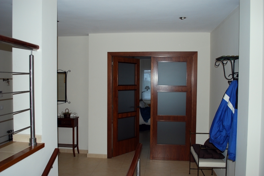 interior de la casa obra vista