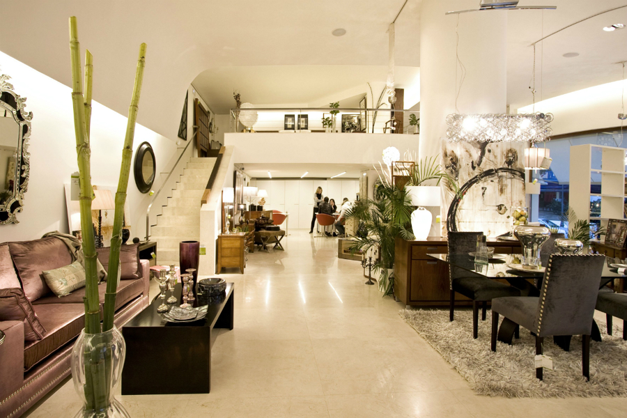 Interior de la tienda