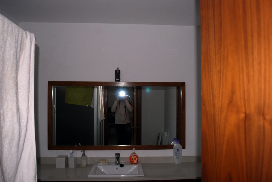 interior dela casa de obra vista