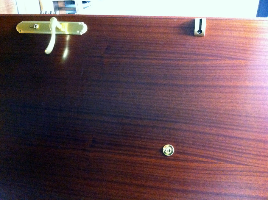 interior puerta acorazada