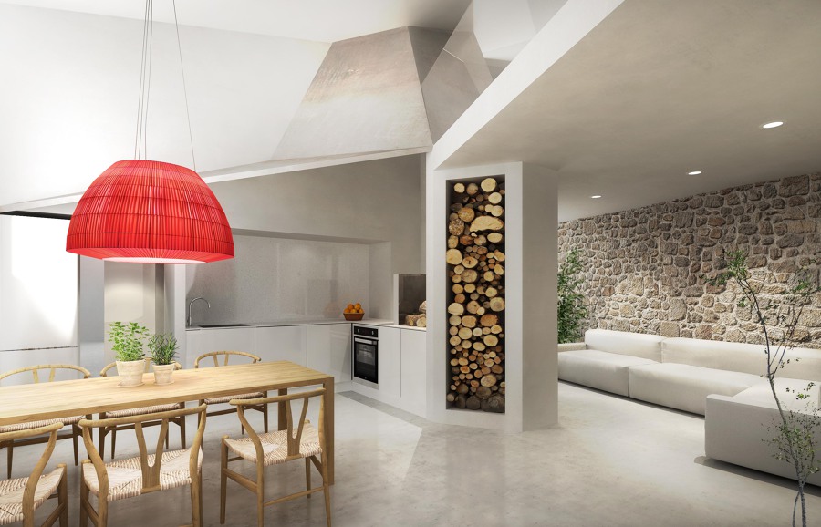 Interiorisme d'una barbacoa