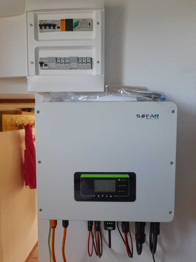 inversor instalación solar fotovoltaica