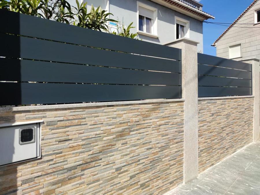 Vallas de aluminio soldado