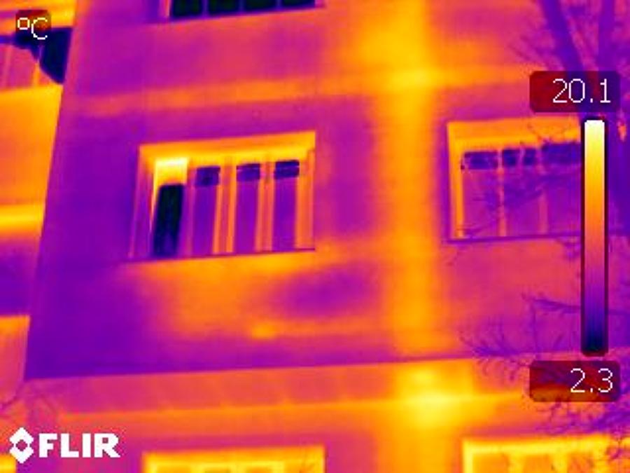 Fachada sin aislamiento