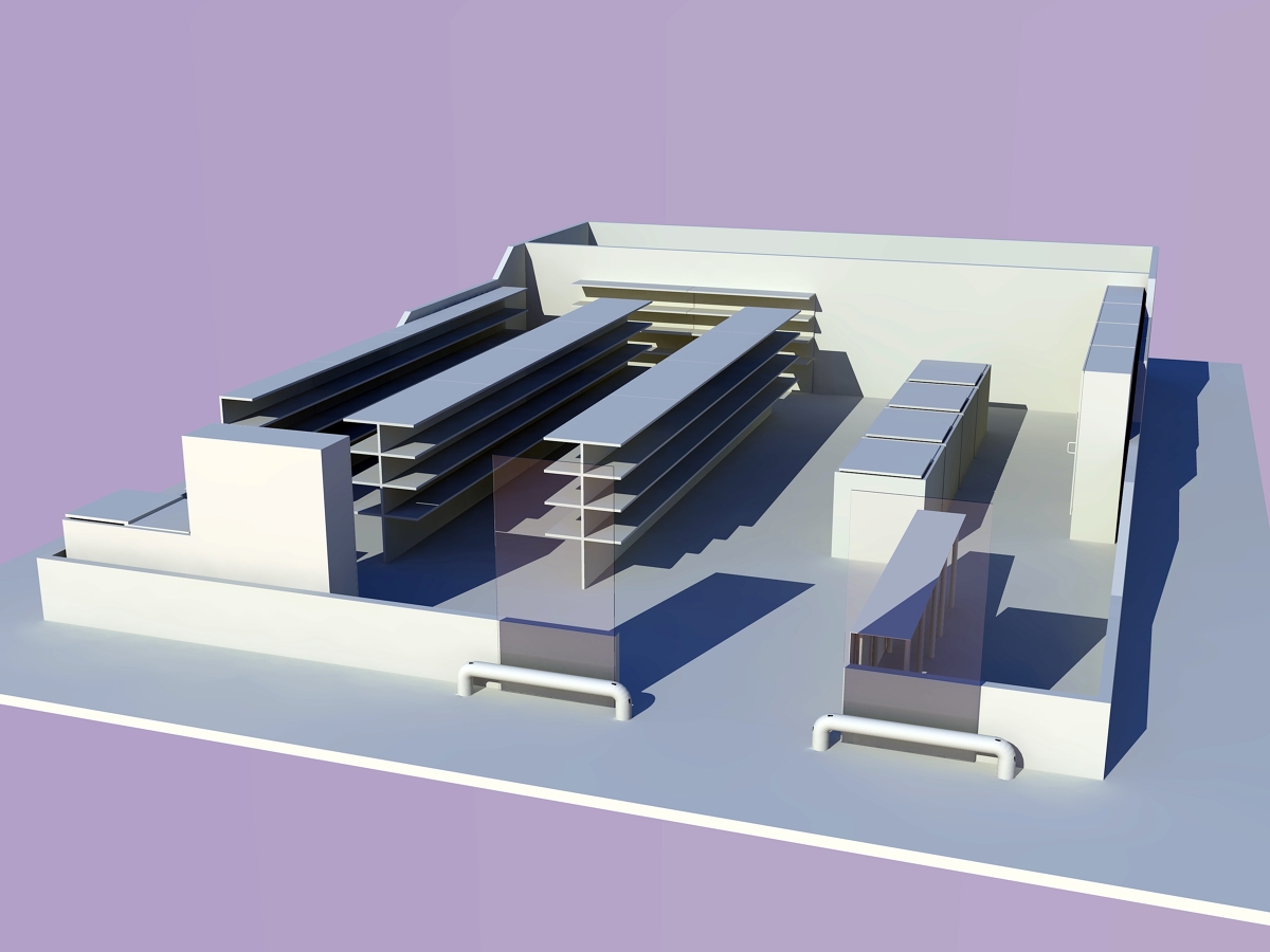 Isometria 3d tienda.