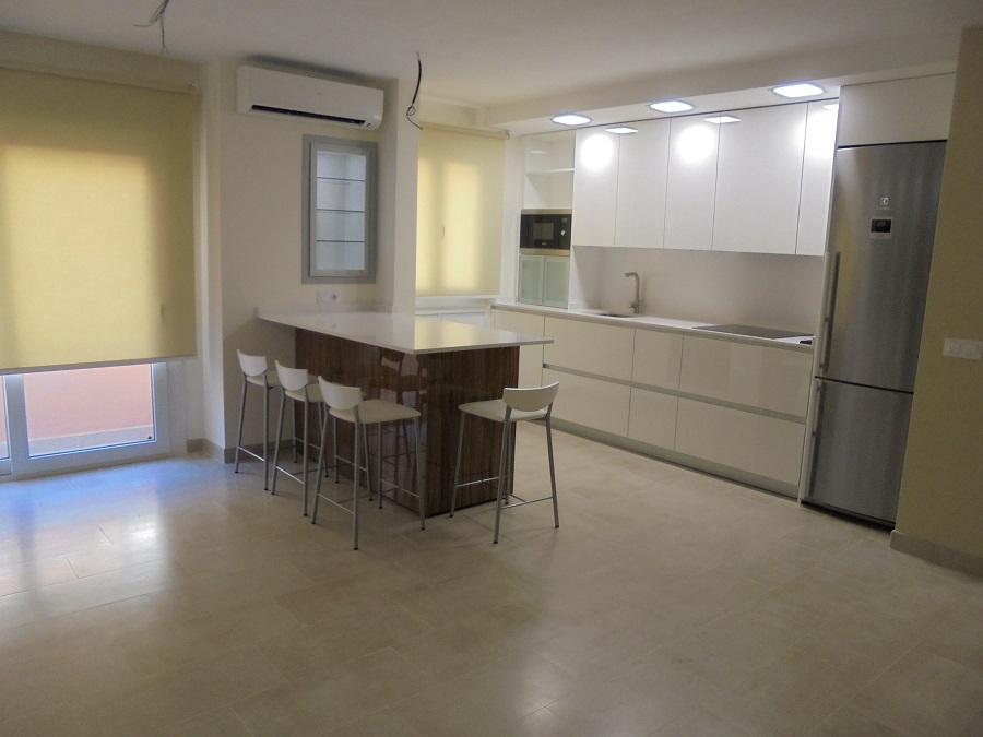 Cocina integrada en Salón