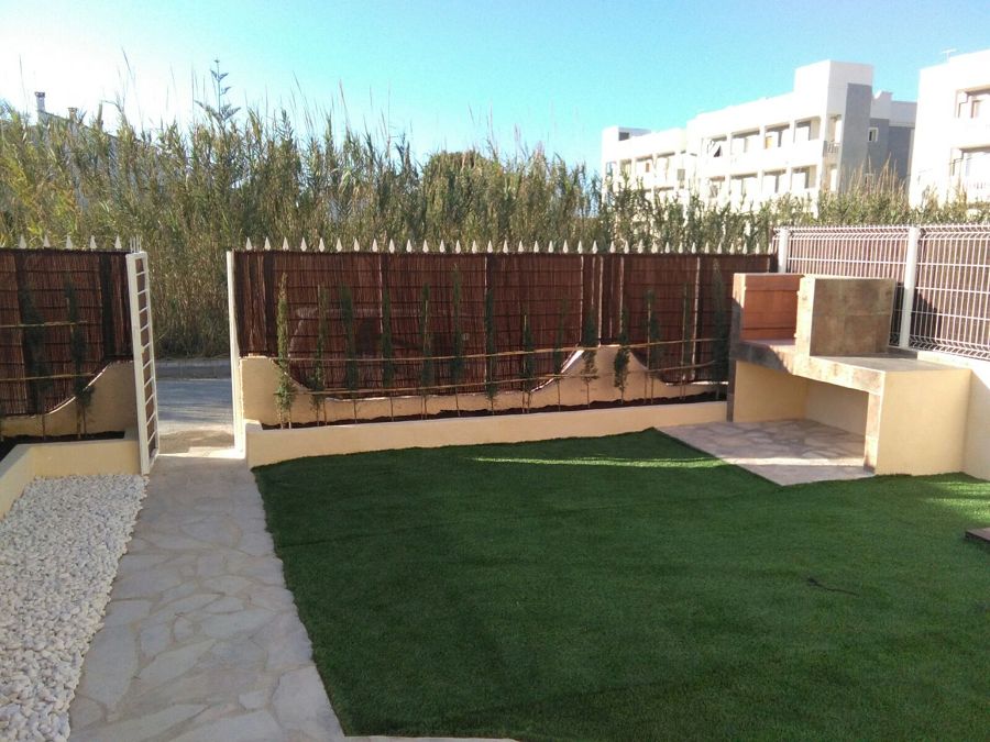 Construcción de barbacoa rústica