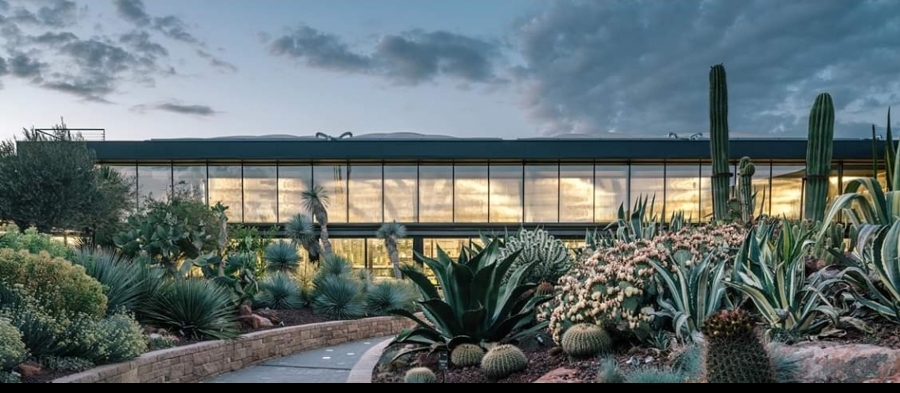 VISTA DE PARTE DEL JARDIN DE DESERT CITY