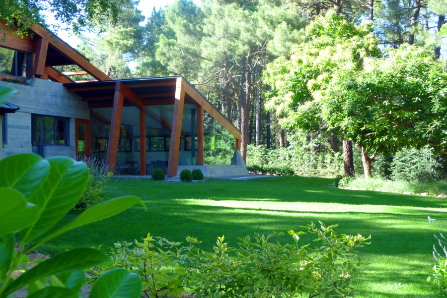 Jardín de chalé en Ávila