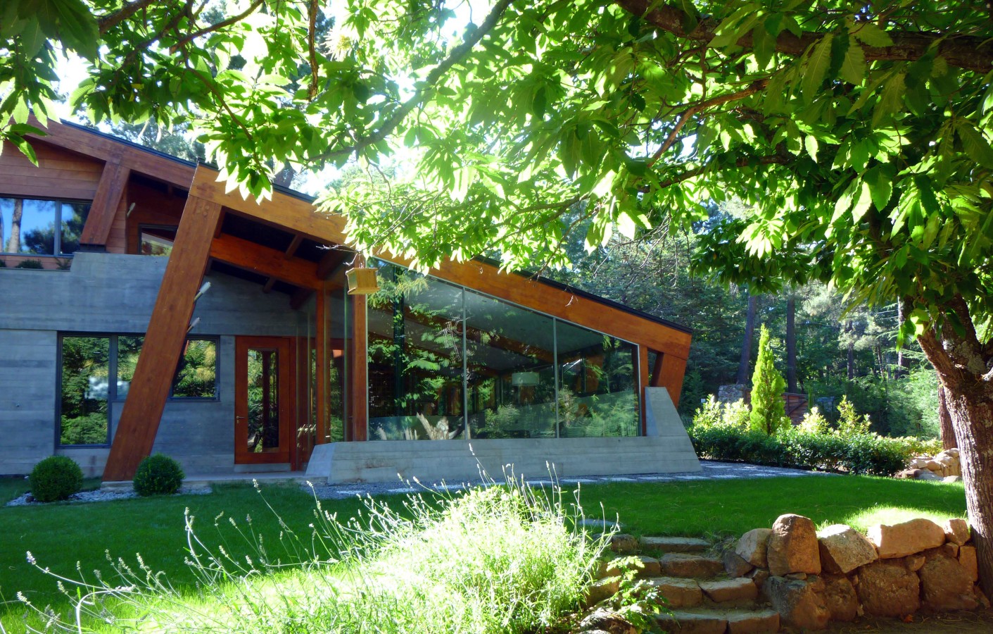 Jardín de chalé en Ávila