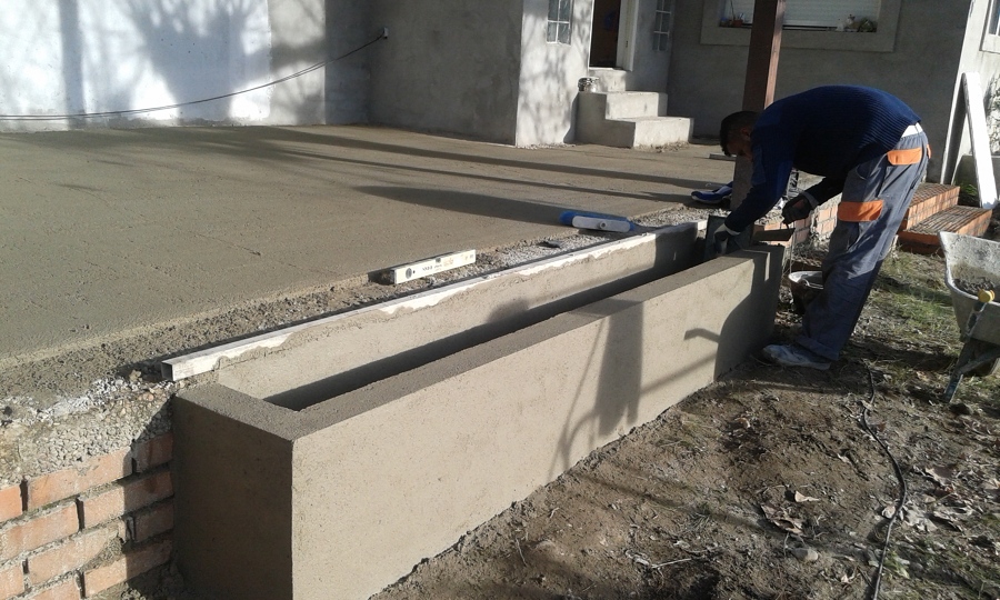 jardinera construcción