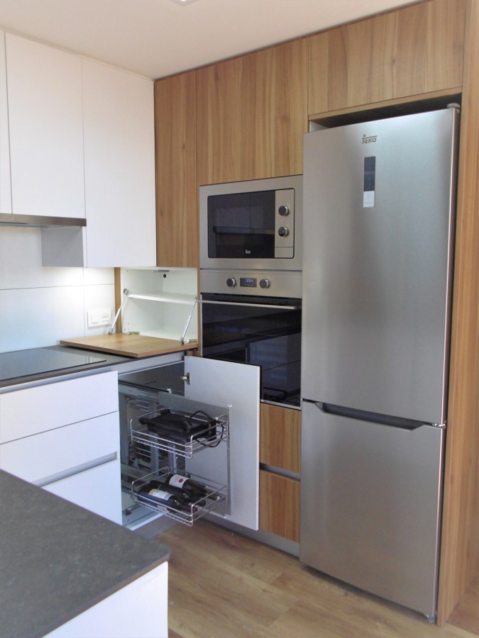 mueble bajo rincón, extraible