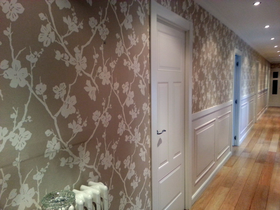 lacados y papel pintado