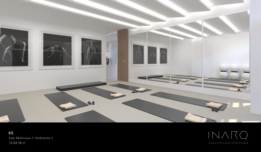 Proyecto de Interiorismo Corporativo · Clínica de Fisioterapia - Logroño