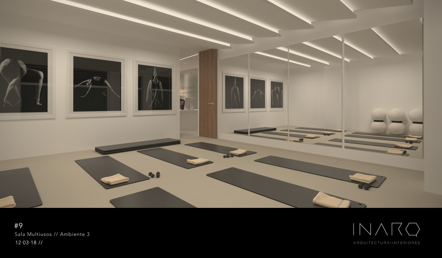 Proyecto de Interiorismo Corporativo · Clínica de Fisioterapia - Logroño