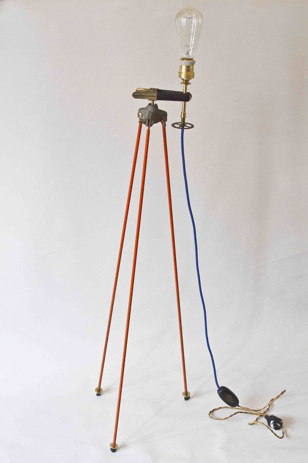 Lámpara de pie vintage industrial