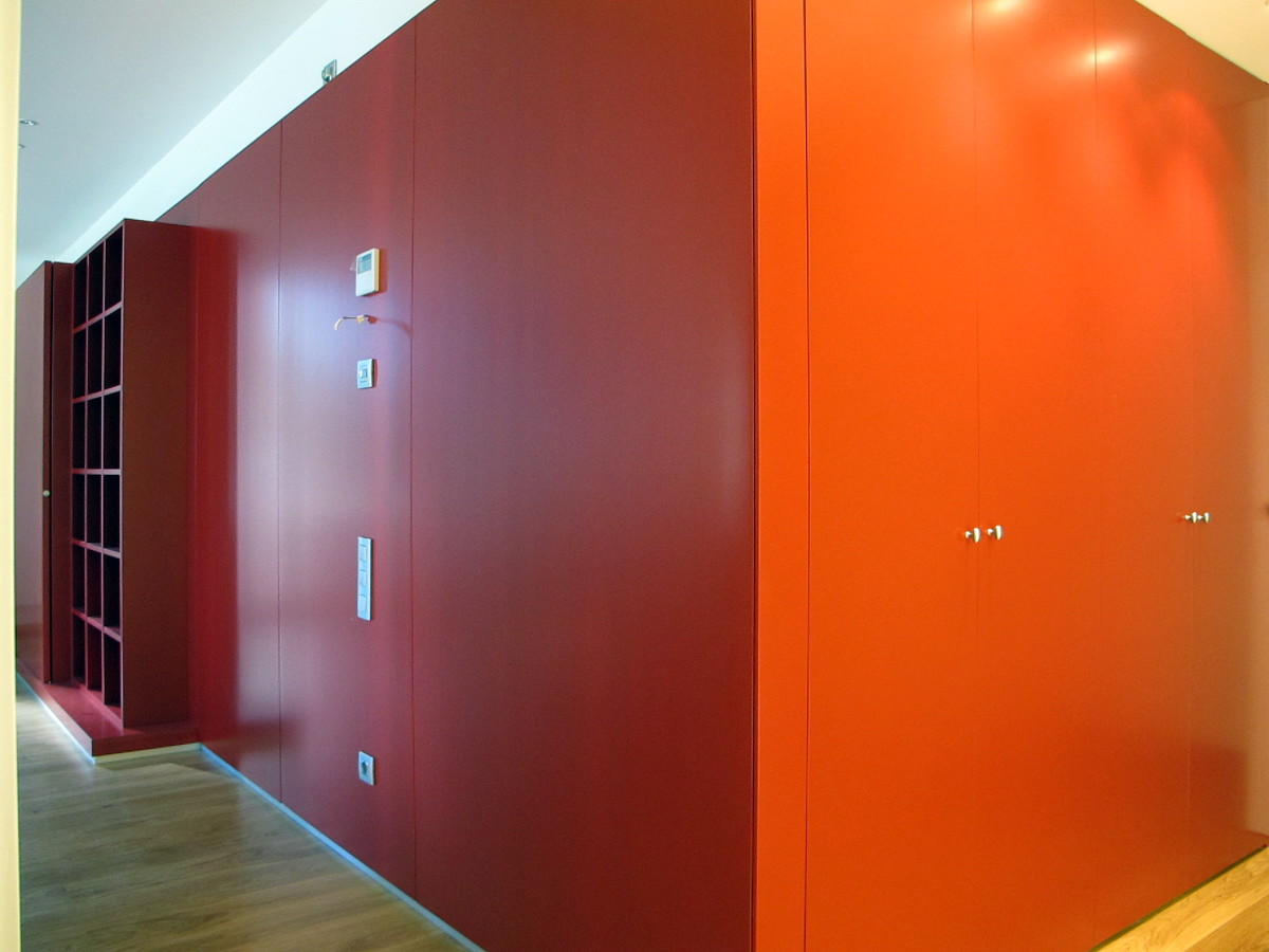 Lateral visto desde el pasillo