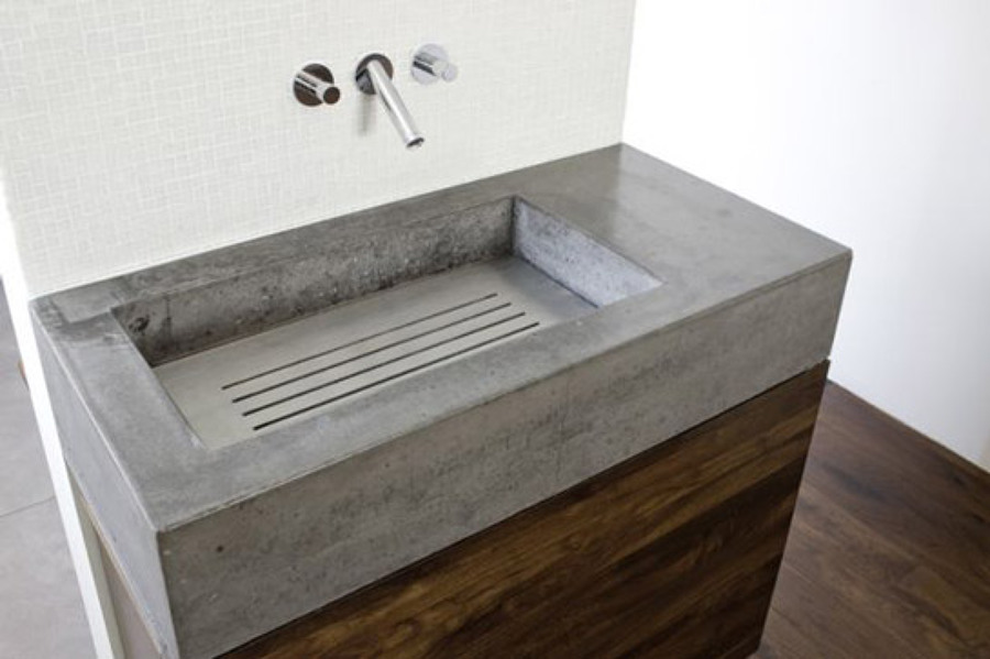 Lavabo de Microcemento.