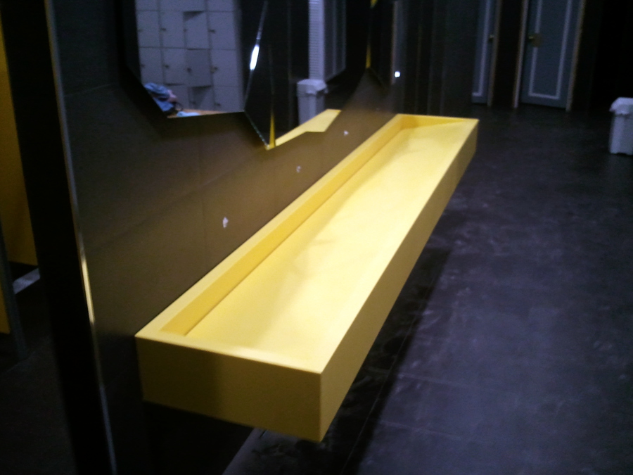 Lavabo en LG Hi-Macs de 3.5m