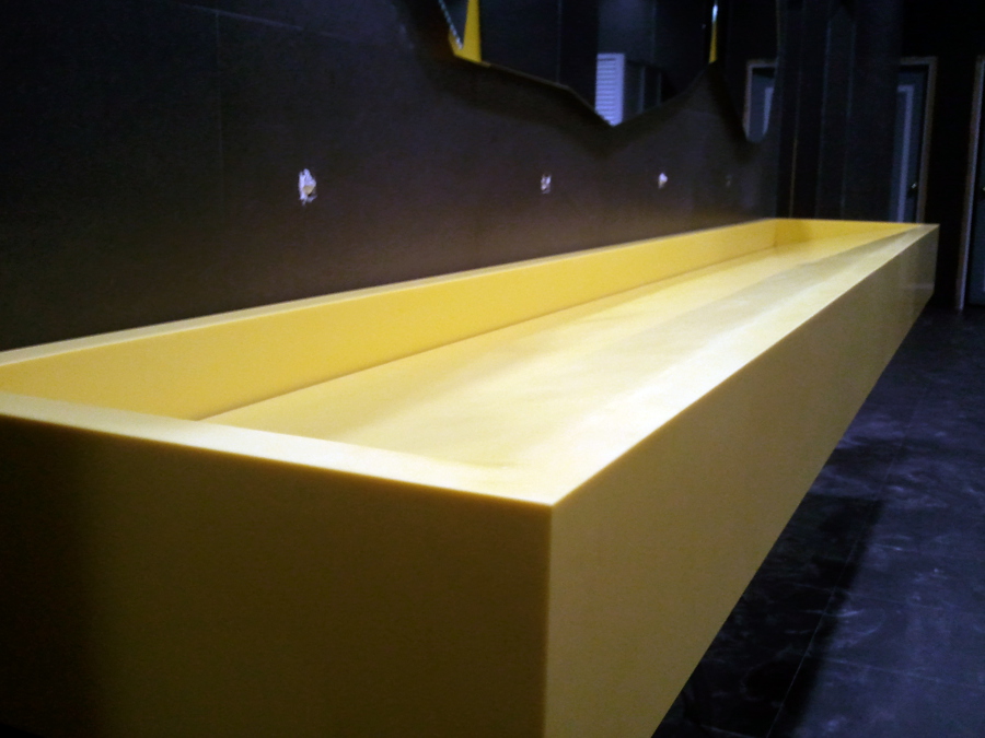 Lavabo en LG Hi-Macs de 3.5m