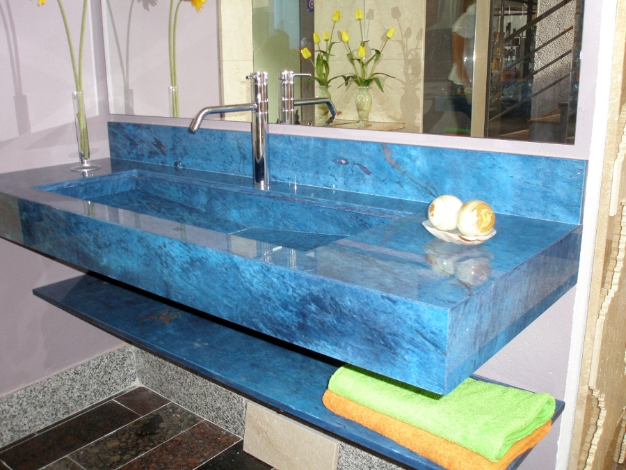 Lavabo mármol tintado