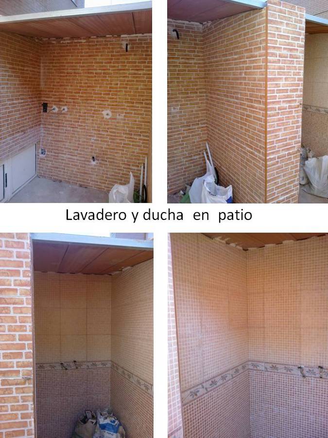 Lavadero y ducha