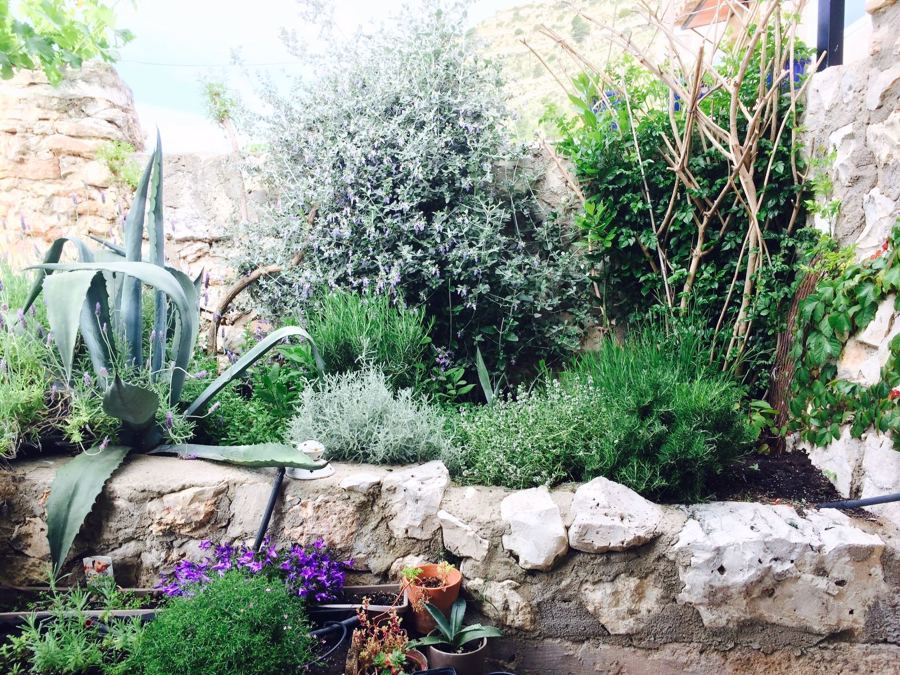 LeAatelier_Paisajismo casa campo-parterre mediterraneo entrada