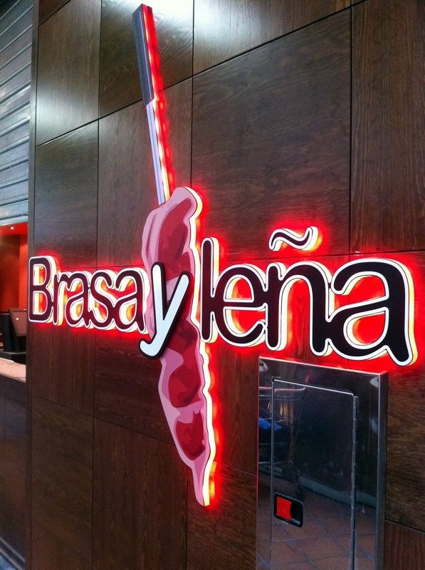 Letras Brasa y Leña