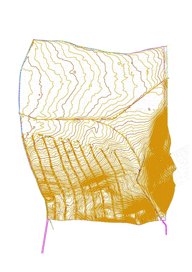 Levantamiento Topografico Inicial  Termosolar en Moron de la Frontera