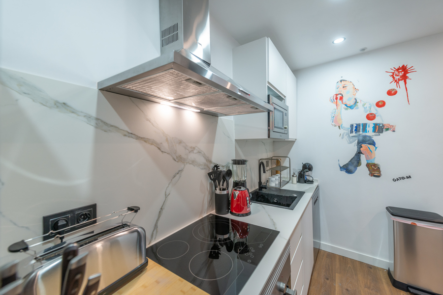COCINA REFORMADA DENTRO DE REFORMA INTEGRAL.