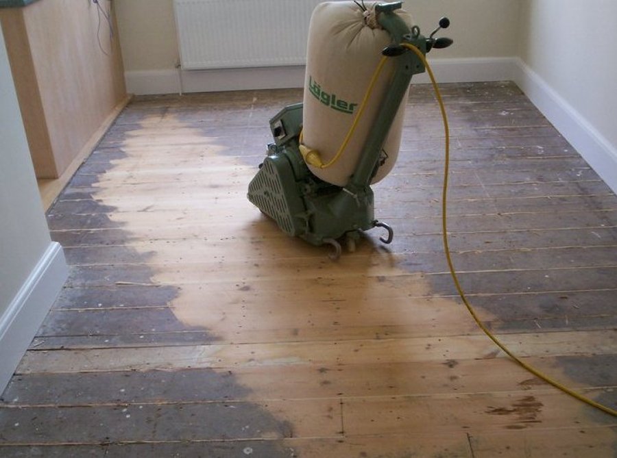 Cepillado parquet.