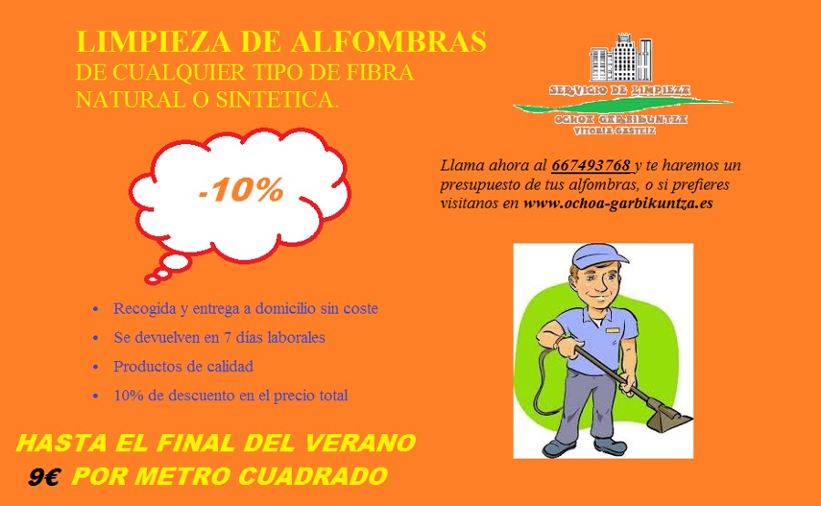 LIMPIEZA DE ALFOMBRAS