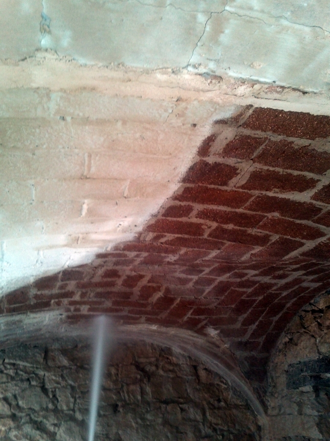 Limpieza de bóvedas de chalet