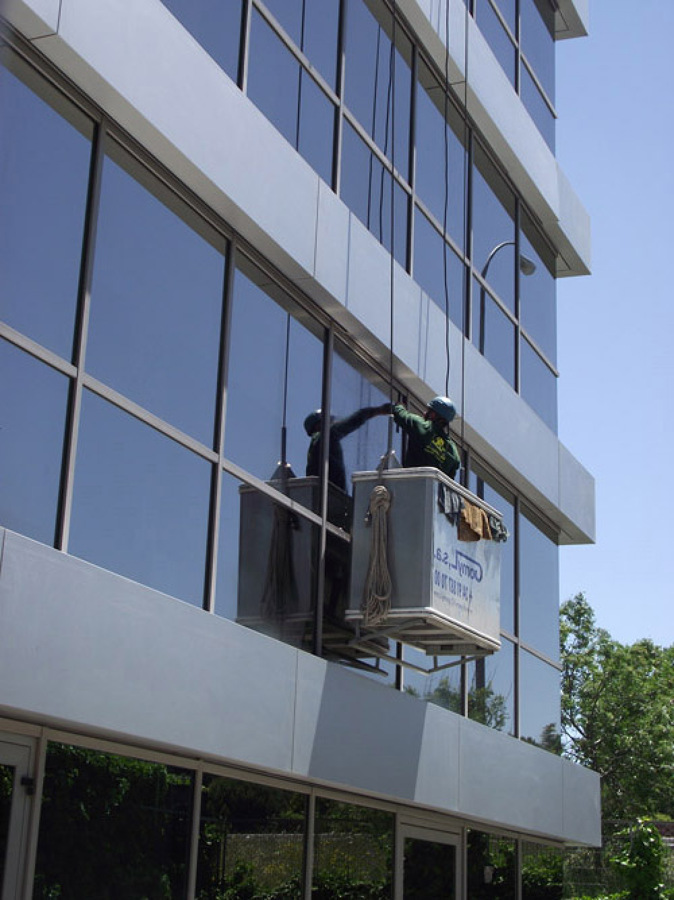 Limpieza de Cristales de Altura