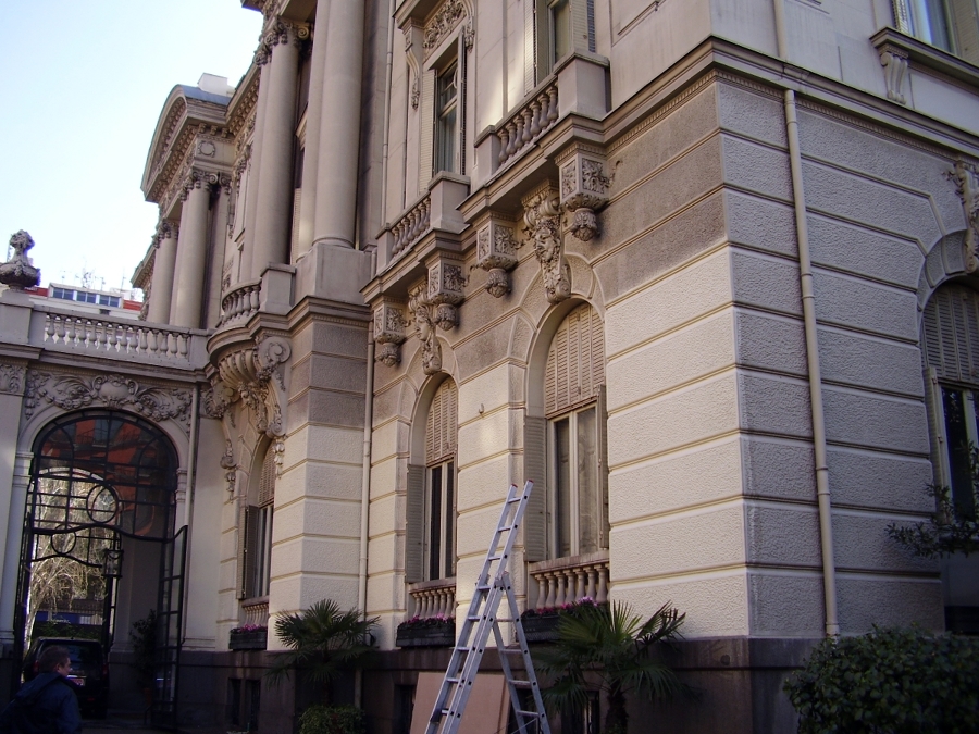 LIMPIEZA DE FACHADAS EMBAJADA DE ITALIA