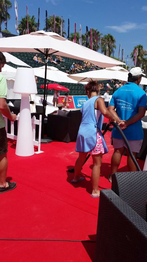 LIMPIEZA ESTANCIAS CONCURSO VOLEIPLAYA