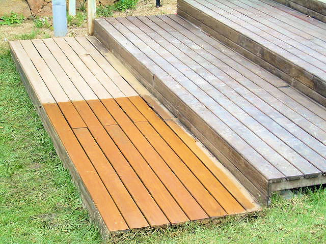 LIMPIEZA Y TRATAMIENTO DE TARIMA EXTERIOR