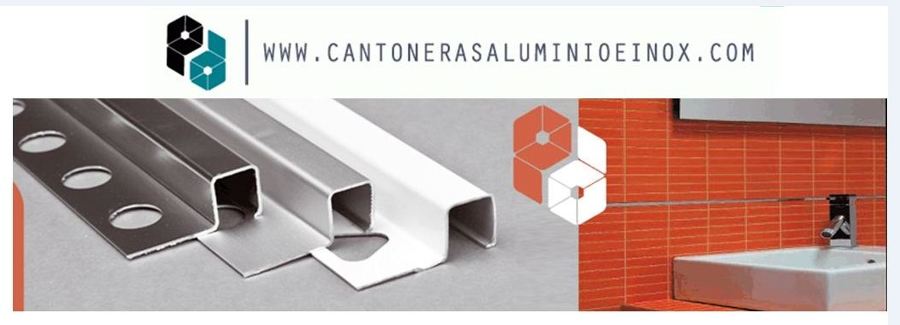 listelos, guardacantos en aluminio e inox