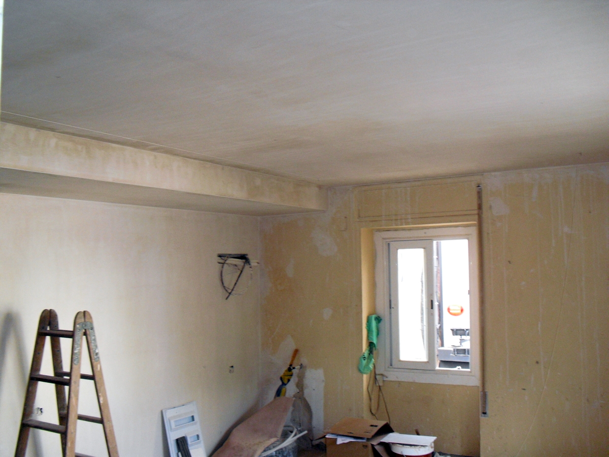 Reforma de vivienda,yeso y cajon de  escayola.